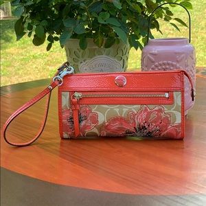Coach “poppy” wristlet